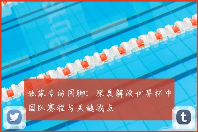 独家专访国脚：深度解读世界杯中国队赛程与关键战点