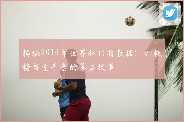 揭秘2014年世界杯门将数据:扑救榜与金手套的幕后故事
